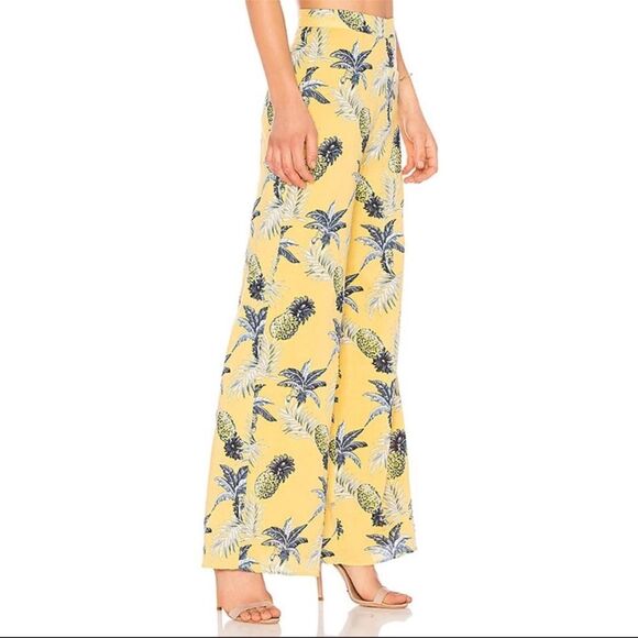 MAJORELLE BRANDY PANTS IN CITRUS PINEAPPLE - Picture 4 of 5